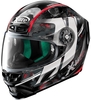 X-Lite X-803 Ultra Carbon Provocator Helm,  zwart-rood,  afmeting L