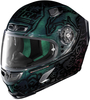 X-Lite X-803 Ultra Carbon Stoner Superhero Helm,  zwart-groen,  afmeting XL