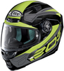 X-Lite X-803 Ultra Carbon Tester Helm,  zwart-geel,  afmeting S