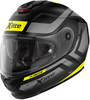 X-lite X-903 Airborne N-Com Helm,  zwart-geel-zilver,  afmeting XL