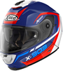 X-lite X-903 Cavalcade N-Com Helm,  wit-rood-blauw,  afmeting S