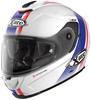 X-Lite X-903 Senator N-Com Helm,  wit-rood-blauw,  afmeting M