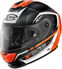 X-lite X-903 Ultra Carbon Cavalcade N-Com Helm,  zwart-wit-oranje,  afmeting 2XS
