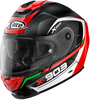 X-lite X-903 Ultra Carbon Cavalcade N-Com Helm,  zwart-wit-rood,  afmeting S