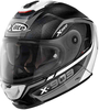 X-lite X-903 Ultra Carbon Cavalcade N-Com Helm Zwart Wit Zilver XL