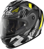 X-Lite X-903 Ultra Carbon Creek N-Com Helm,  zwart-geel,  afmeting XL