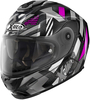 X-Lite X-903 Ultra Carbon Creek N-Com Helm,  zwart-pink,  afmeting XL