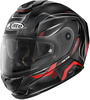 X-Lite X-903 Ultra Carbon Elektra N-Com Helm,  zwart-rood,  afmeting M