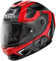 X-Lite X-903 Ultra-Carbon Evocator N-Com Helm,  rood,  afmeting XL