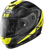 X-Lite X-903 Ultra Carbon Grand Tour N-Com Helm,  zwart-geel,  afmeting M