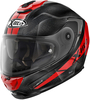 X-Lite X-903 Ultra Carbon Grand Tour N-Com Helm,  zwart-rood,  afmeting M