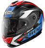 X-Lite X-903 Ultra-Carbon Nobiles N-Com Helm,  rood-blauw,  afmeting L