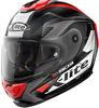 X-Lite X-903 Ultra-Carbon Nobiles N-Com Helm,  zwart-rood,  afmeting XL