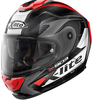 X-Lite X-903 Ultra-Carbon Nobiles N-Com Helm Zwart Rood XS