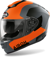 Airoh ST 501 Dock,  integraalhelm,  kleur: Mat Zwart/Oranje/Grijs,  maat: XS