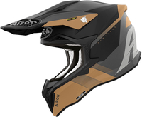 Airoh Strycker Blazer,  kruishelm,  kleur: Mat Goud/Grijs/Zwart,  maat: XS