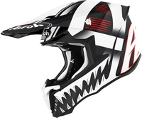 Airoh Twist 2.0 Mask,  kruishelm,  kleur: Mat Zwart/Wit/Rood,  maat: M