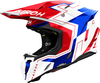 Airoh Twist 3 Dizzy,  kruishelm,  kleur: Wit/Blauw/Rood,  maat: XS