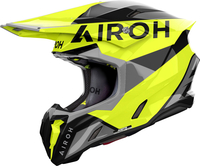 Airoh Twist 3 King,  kruishelm,  kleur: Neon-Geel/Zwart/Grijs,  maat: XS