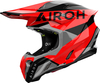 Airoh Twist 3 King,  kruishelm,  kleur: Neon-Rood/Zwart/Grijs,  maat: L