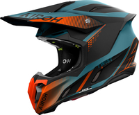 Airoh Twist 3 Shard,  kruishelm,  kleur: Mat Zwart/Petrol/Oranje,  maat: XXL
