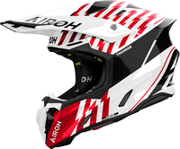 Airoh Twist 3 Thunder,  kruishelm,  kleur: Wit/Zwart/Rood,  maat: XS