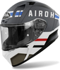 Airoh Valor Craft,  integraalhelm,  kleur: Mat Grijs/Wit/Rood/Blauw/Zwart,  maat: L