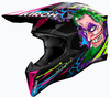 Airoh Wraaap Music,  motorcrosshelm,  kleur: Zwart/Groen/Blauw/Pink,  maat: XXS