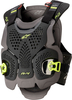 Alpinestars A-4 Max,  protector vest,  kleur: witte/donkergrijs/rood,  maat: XL/XXL