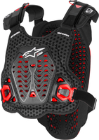 Alpinestars A-5 Plasma,  beschermvest Niveau-2,  kleur: Zwart/Rood/Wit,  maat: XL/XXL