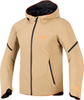Alpinestars Aeroshell WP,  waterdicht textieljack,  kleur: Beige/Zwart/Neon-Oranje,  maat: XL