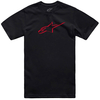 Alpinestars Ageless Shadow CSF,  t-shirt,  kleur: zwart/rood,  maat: L