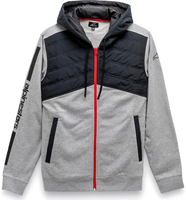 Alpinestars Alltime Hybrid,  capuchonsweater,  kleur: grijs/zwart,  maat: XXL