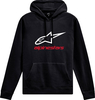 Alpinestars Always V3,  capuchon,  kleur: Zwart/Wit/Rood,  maat: L