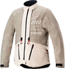 Alpinestars AMT-10 LAB,  textieljas DrystarXF,  kleur: beige/zwart,  maat: L