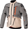 Alpinestars AMT-10R,  textieljas Dryster,  kleur: Licht-Grijs/Beige/Oranje,  maat: L
