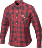 Büse Fairbank,  blouse/textiel jasje vrouwen,  kleur: rood/zwart,  maat: 40