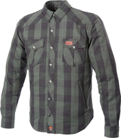 Büse Fairbanks,  shirt/textiel jasje,  kleur: donkergroen/zwart,  maat: XL