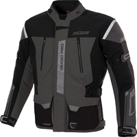 Büse Grado Pro,  waterdicht textieljack,  kleur: donkergrijs/zwart,  maat: 106