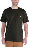 Carhartt Workwear K87 Pocket,  t-shirt,  kleur: donkeroranje,  maat: M