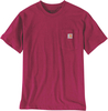 Carhartt Workwear K87 Pocket,  t-shirt,  kleur: Rood (R68),  maat: L
