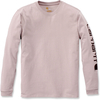 Carhartt Workwear Logo,  lange mouw vrouwen,  kleur: roze,  maat: XL