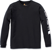Carhartt Workwear Logo,  lange mouw vrouwen,  kleur: zwart,  maat: S