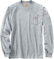 Carhartt Workwear Pocket,  lange mouw,  kleur: lichtgrijs,  maat: XL