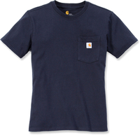 Carhartt Workwear Pocket,  t-shirt vrouwen,  kleur: donkerblauw,  maat: XS