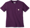 Carhartt Workwear Pocket,  t-shirt vrouwen,  kleur: donkerpaars,  maat: XS