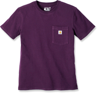 Carhartt Workwear Pocket,  t-shirt vrouwen,  kleur: donkerpaars,  maat: XS