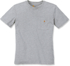 Carhartt Workwear Pocket,  t-shirt vrouwen,  kleur: lichtgrijs,  maat: M