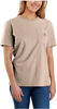 Carhartt Workwear Pocket,  t-shirt vrouwen,  kleur: Lichtrood (Coral),  maat: M