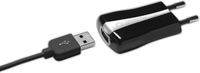 Cellularline Interphone Micro,  USB-lader,  kleur: zwart